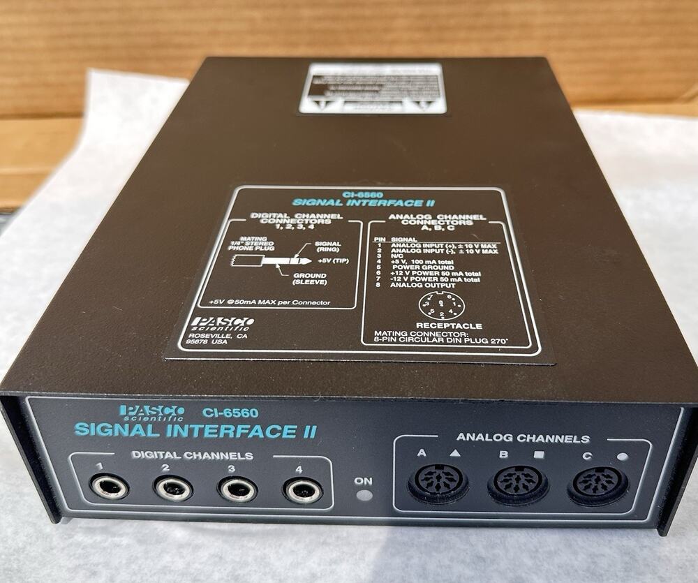 PASCO CI-6560 Signal Interface II Data Acquisition Lab Unit